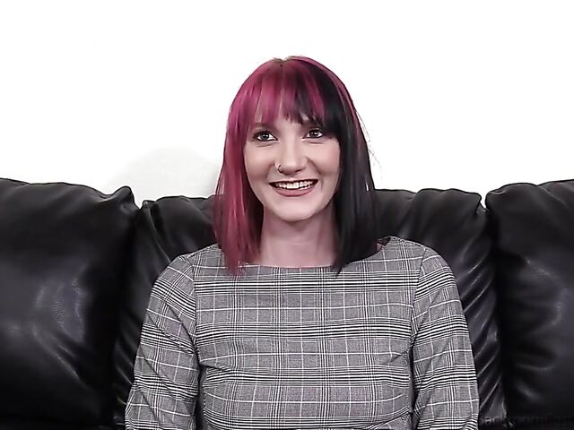 Backroom anal with a red-haired new girl called Maya