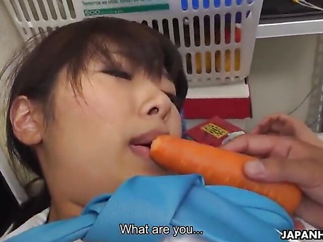 Mayuka Momota - Japanese hardcore sex at work with a pervy shoplifter