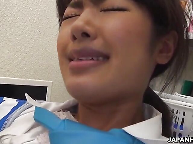 Mayuka Momota - Japanese hardcore sex at work with a pervy shoplifter