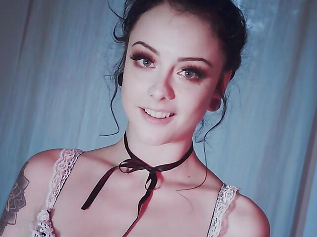 Hot maid solo and jerk off instruction to masturbate with her