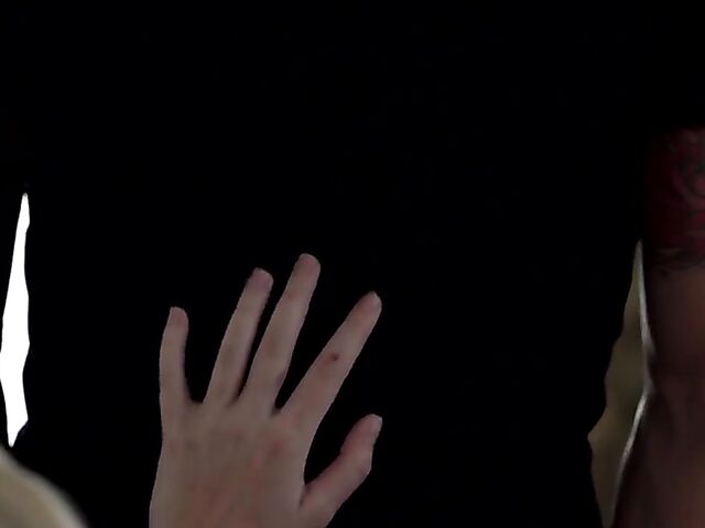 Short hair babe with nice tits Skye Blue is all he needs for satisfaction