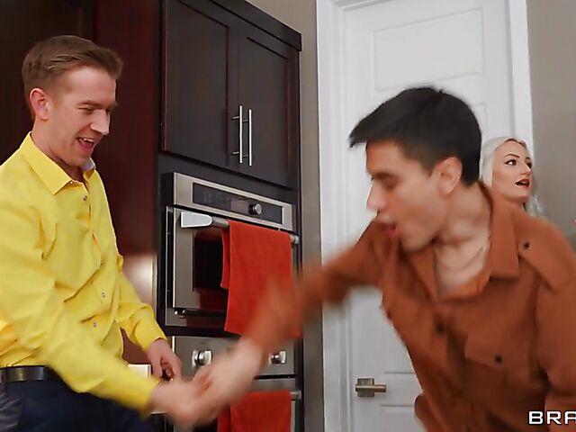 Jordi and Danny D threesome with lucky party girl Halle Hayes