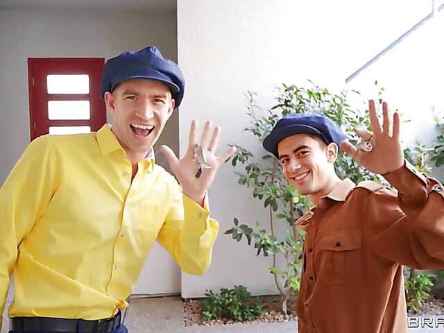 Jordi and Danny D threesome with lucky party girl Halle Hayes