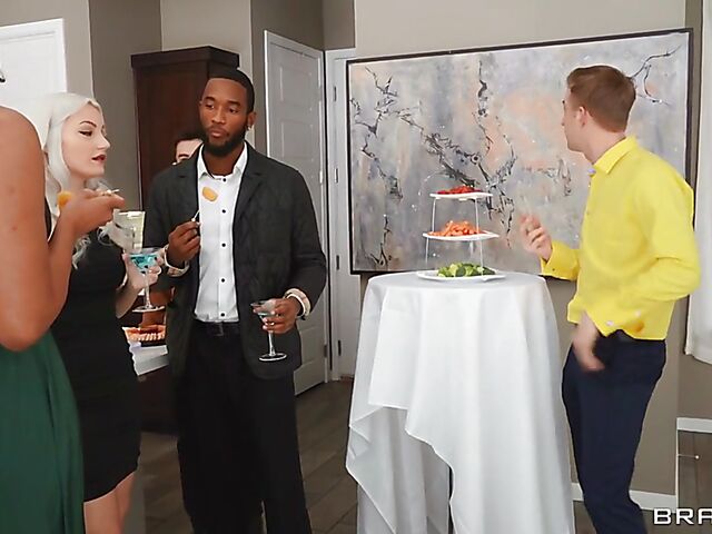 Jordi and Danny D threesome with lucky party girl Halle Hayes