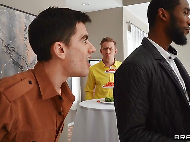 Jordi and Danny D threesome with lucky party girl Halle Hayes