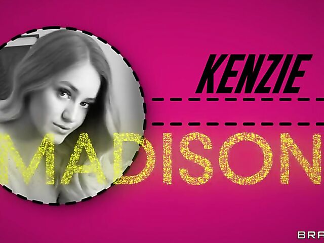 Lesbian roommates Katie Kush and Kenzie Madison pussy munching