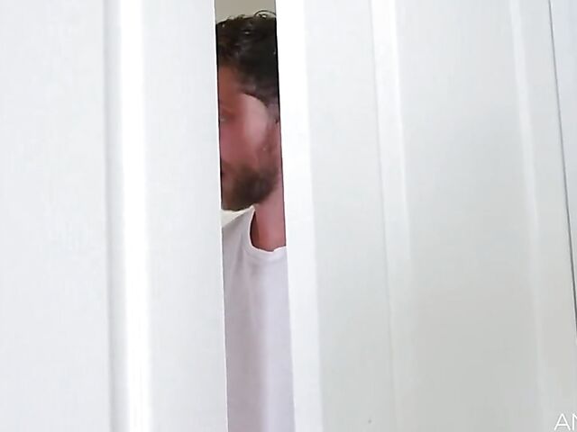 Silvia Saige - Hot milf anal fucked by her stepson in the bathroom