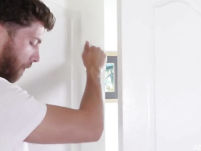 Silvia Saige - Hot milf anal fucked by her stepson in the bathroom