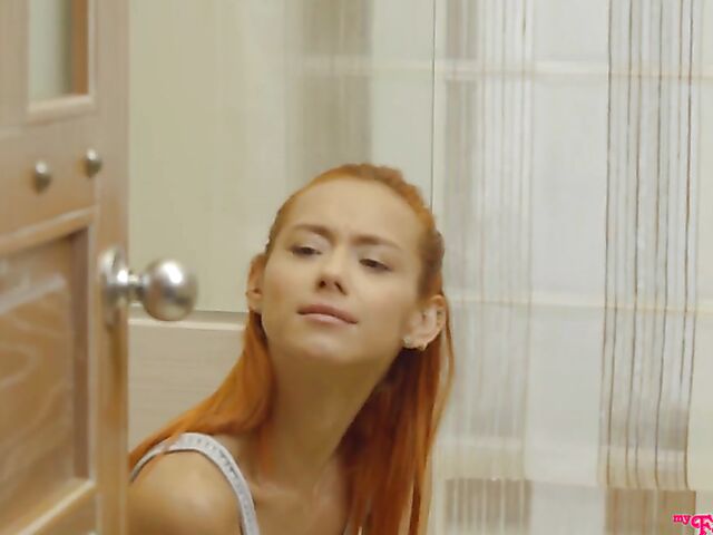 Veronica Leal - Slutty redhead step sister fuck session with her new stepbrother