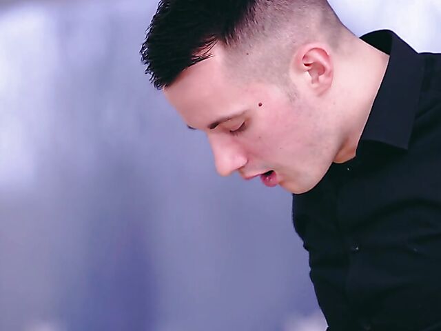 Young skinny blonde Missy Luv is horny and can't wait