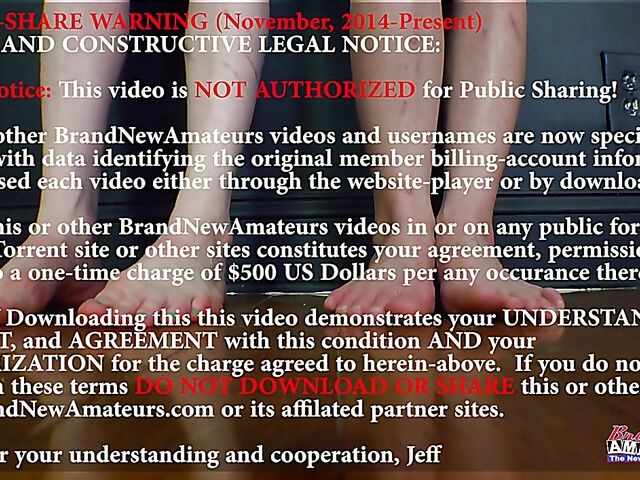 Amelea & Nicole - Two girls suck and show off their nude feet