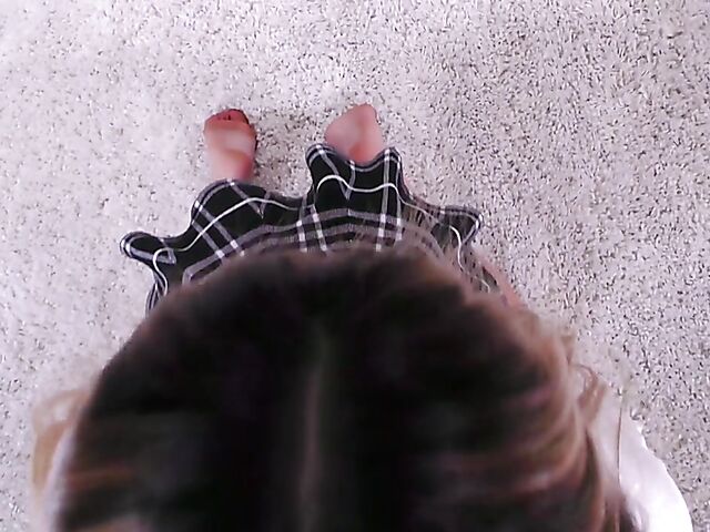 Chinese POV girl with a shaved snatch Lulu Chu rides your dick