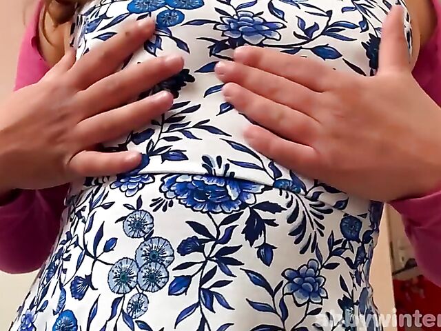 Flexible hairy girl next door Sabrina V displays her beaver