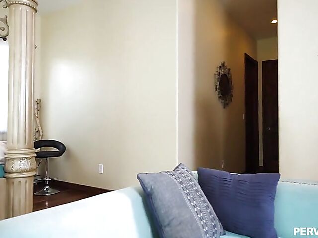 One cock for two in POV FFM 3some with Sky Pierce and Trinity St Clair