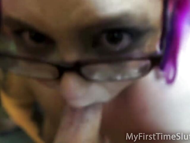 Fat MILF with glasses Sara Star gets gangbanged by black and white dudes