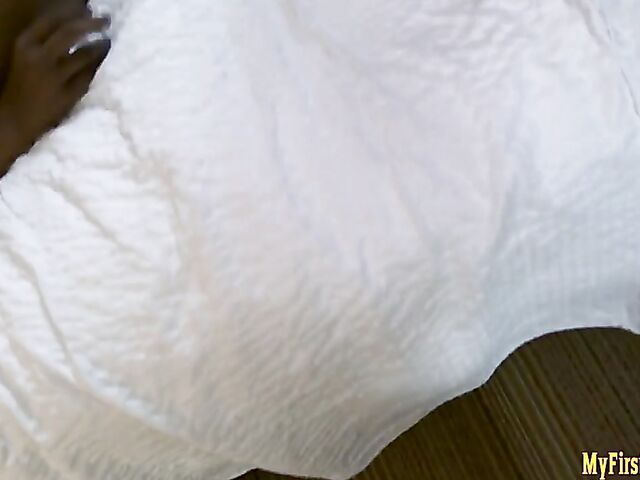 Sandy Rose - Ebony gang bang with white dudes