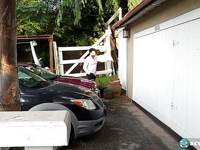 MILF dance instructor with huge fake tits Anastasia L`Amour seduces a guy into fucking her snatch