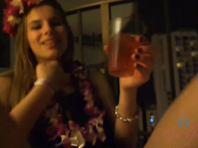 POV anal on vacation with cute Jillian Janson