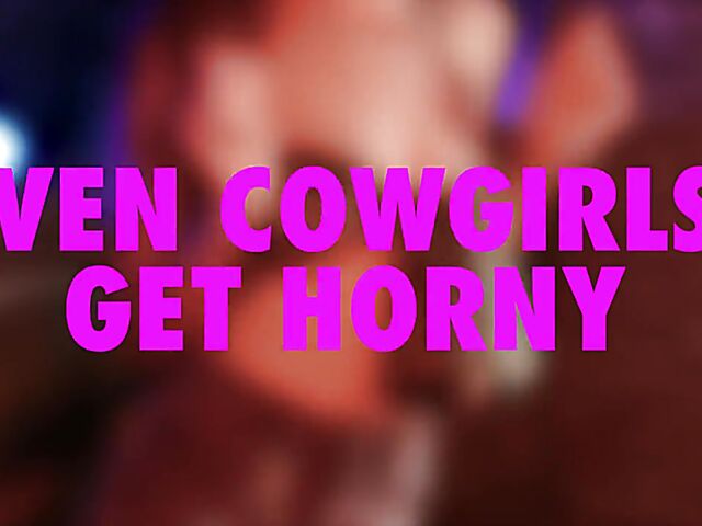 Hot lesbian cowgirls Sabina Rouge and Liv Wild