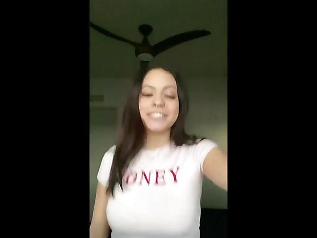 Natural tits brunette Melody Foxx and her sugar daddy