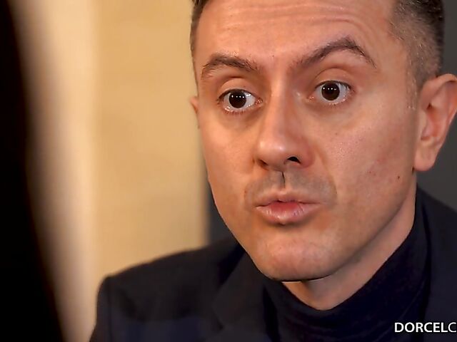 French DP in the kitchen with charming Clea Gaultier