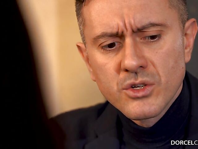 French DP in the kitchen with charming Clea Gaultier