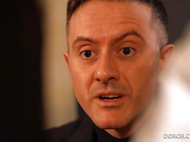 French DP in the kitchen with charming Clea Gaultier