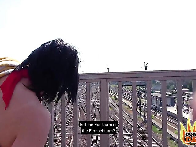 German public fucking with crazy slut Mini Hotcore