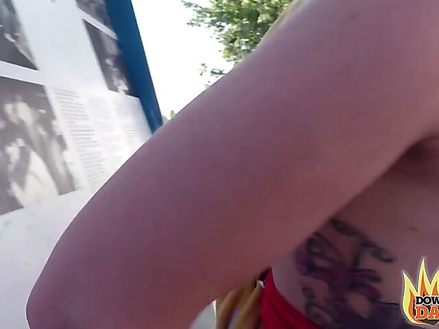 German public fucking with crazy slut Mini Hotcore