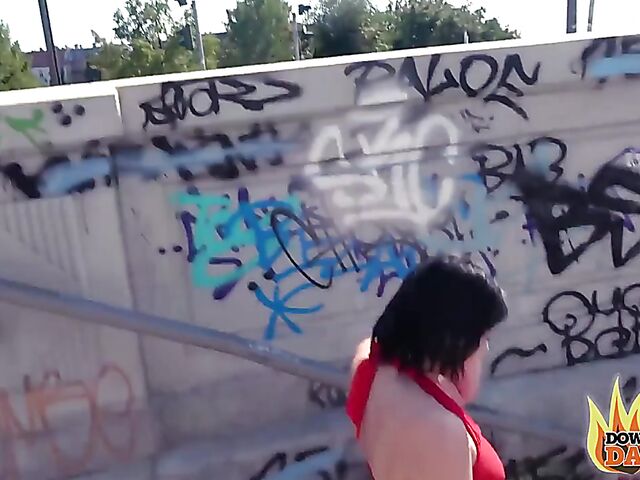 German public fucking with crazy slut Mini Hotcore