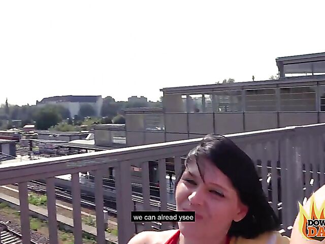 German public fucking with crazy slut Mini Hotcore