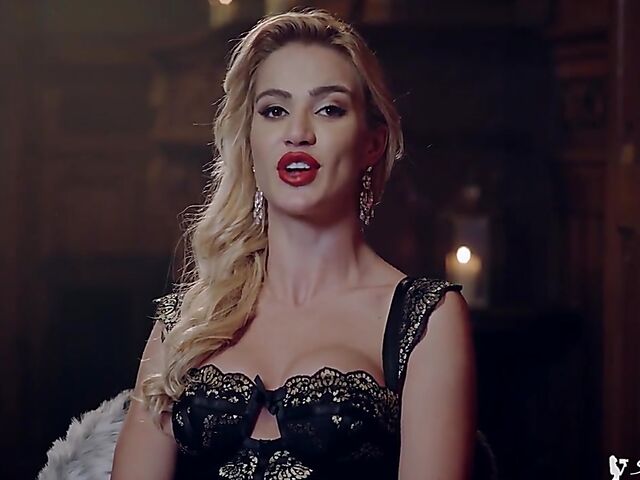 Red boots anal with sexy mistress Cherry Kiss