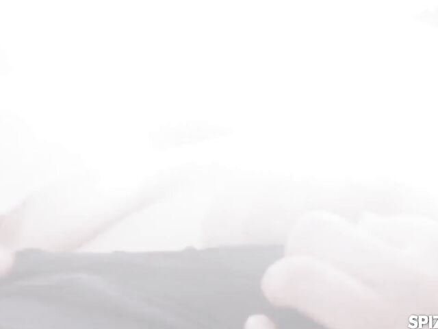 POV big tit blowjob from natural girl Mandy Meadows