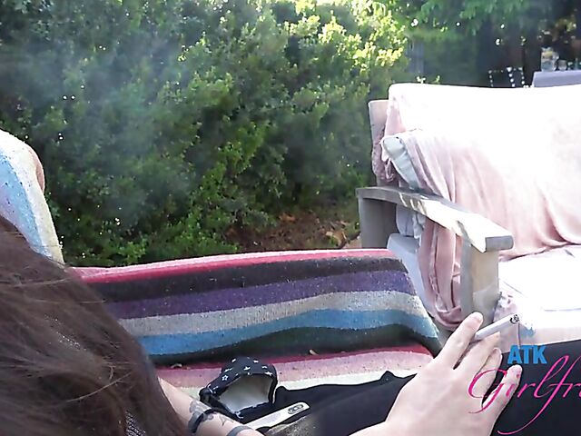 POV handjob from exotic smokier Mi Ha Doan