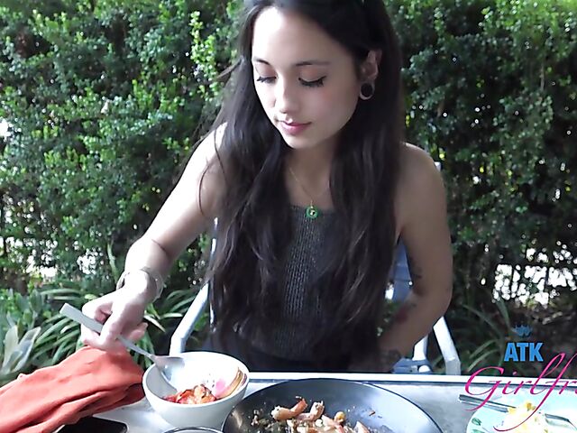 POV handjob from exotic smokier Mi Ha Doan