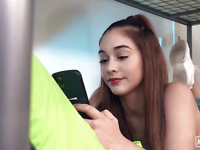 Black on spanish interracial fuck in the hostel with cute Ginebra Bellucci