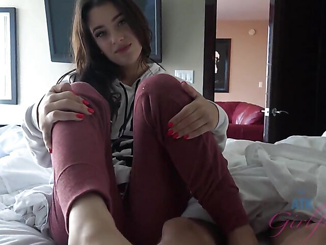 Point-of-view morning sex with a lovely ATK girlfriend