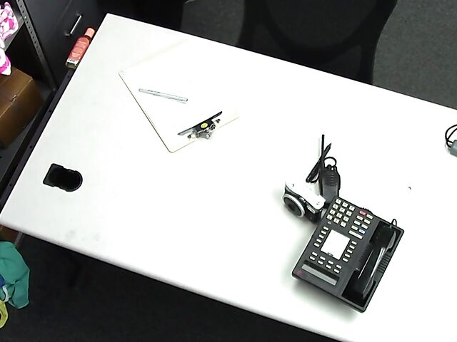 Hot redhead shoplifter Scarlett Mae is back and gets pounded again