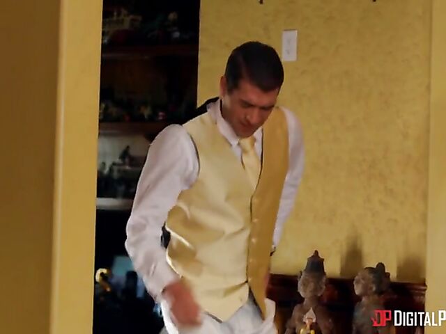 Bridgette b threesome with Xander Corvus and young Aubree Valentine