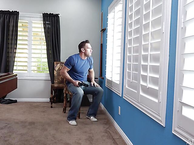 Lily Lane - Big boobed tattooed milf anal fucking in black stockings