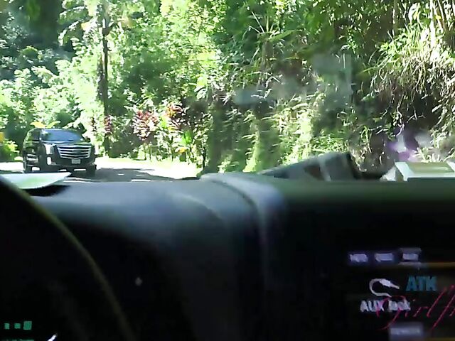 Cute POV girl Winter Jade traveling and fucking her man