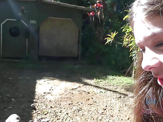 Cute POV girl Winter Jade traveling and fucking her man