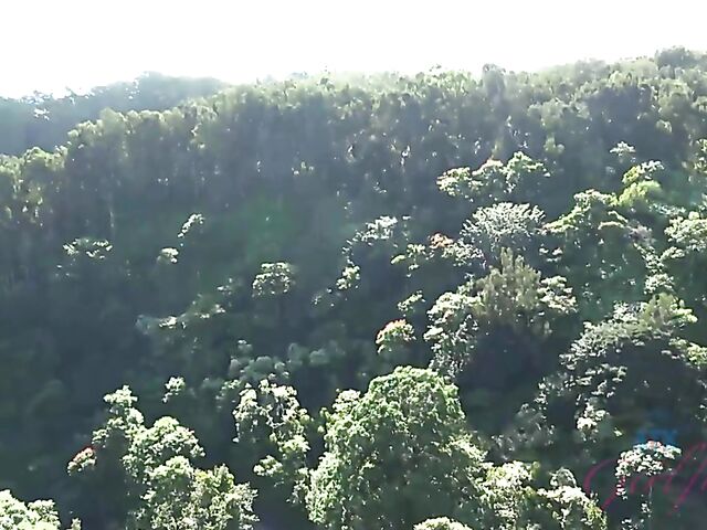 Cute POV girl Winter Jade traveling and fucking her man