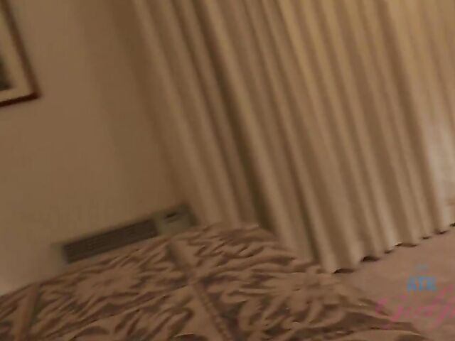 Cute POV girl Winter Jade traveling and fucking her man