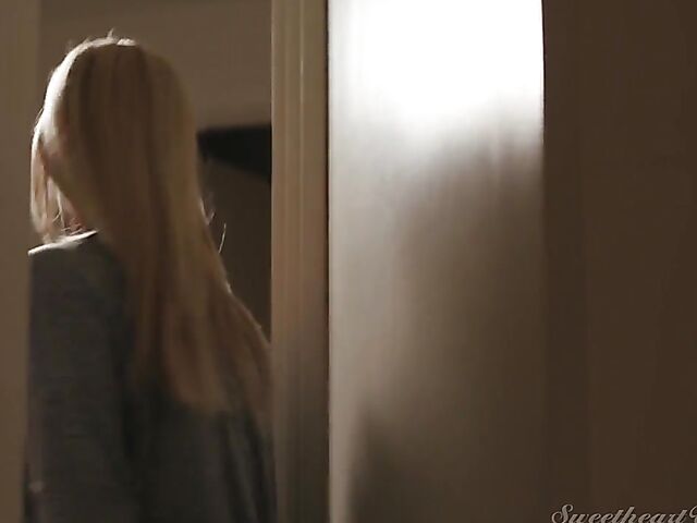 Macy Meadows and milf Serene Siren lesbian pussy licking in the night