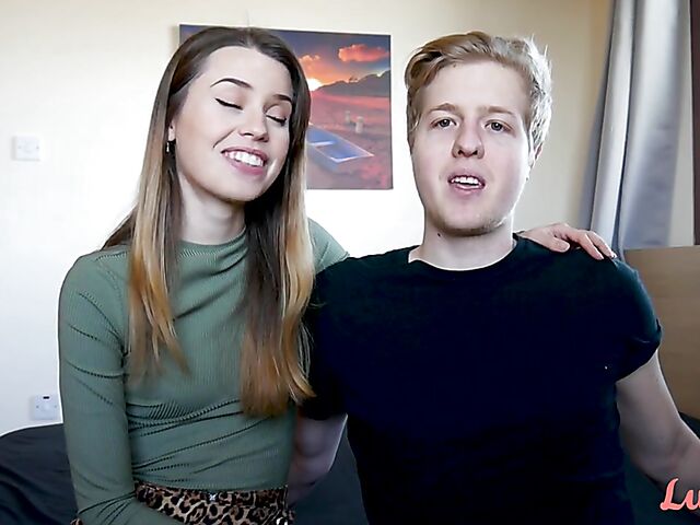 Nico and his tiny petite girlfriend Jamie are a shameless couple who love to have sex on video