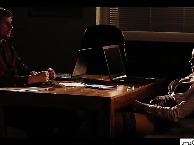 Sensual sex late at work with gorgeous Stacy Cruz