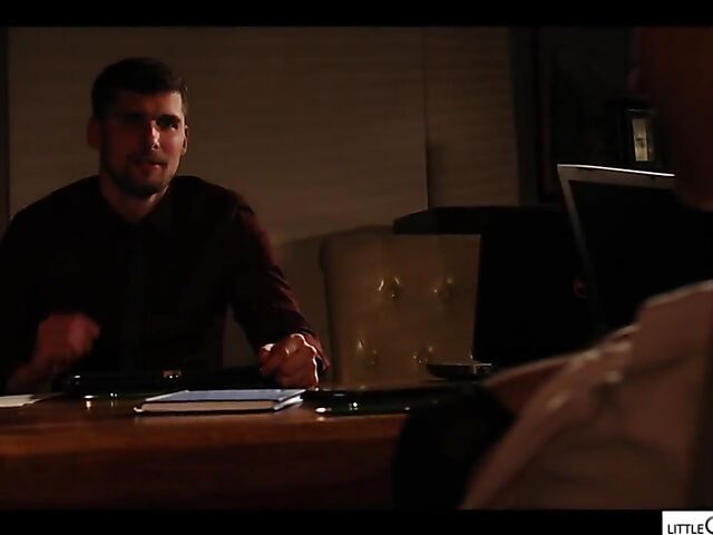 Sensual sex late at work with gorgeous Stacy Cruz