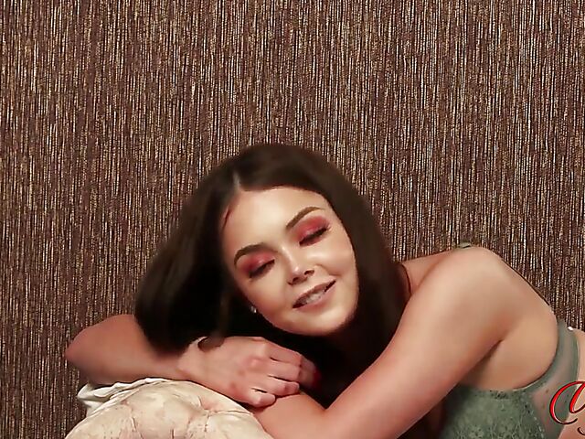 Louise Hardy showing her ass to a black guy and watching him jerk off