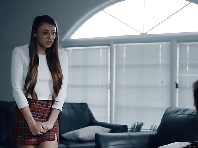 Nerdy anal enthusiast Gia Derza gets banged by the priest